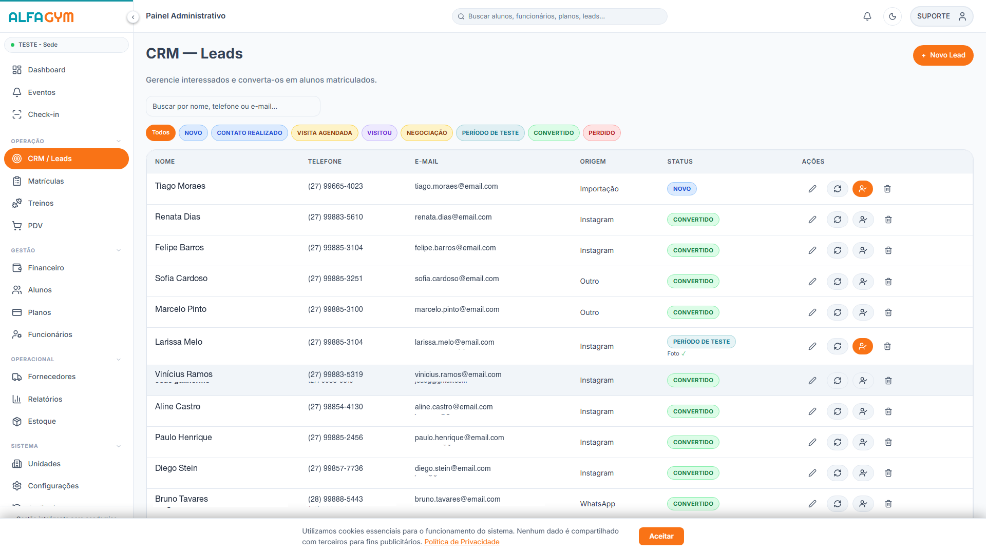 CRM de leads